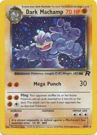 Dark Machamp (010/82) [Team Rocket] Unlimited Holofoil - Holo Rare