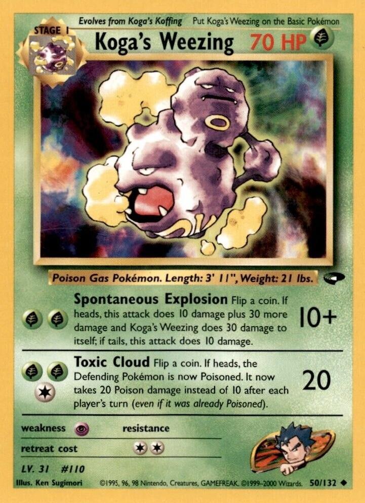Koga's Weezing (050/132) [Gym Challenge] Unlimited - Uncommon