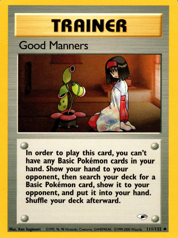 Good Manners (111/132) [Gym Heroes] Unlimited - Uncommon