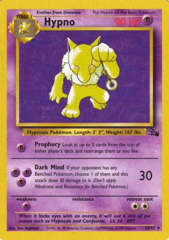 Hypno (023/62) [Fossil] Unlimited - Rare