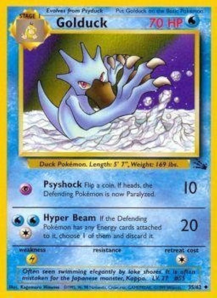 Golduck (035/62) [Fossil] Unlimited - Uncommon