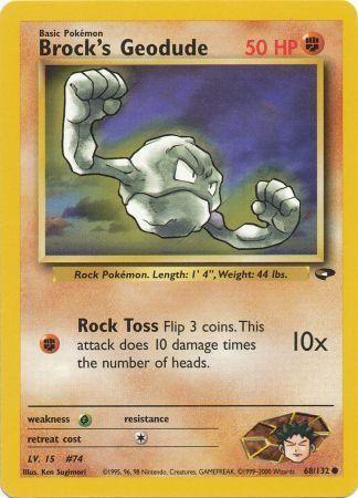 Brock's Geodude (068/132) [Gym Challenge] Unlimited - Common