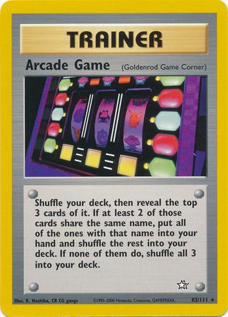 Arcade Game (Goldenrod Game Corner) (083/111) [Neo Genesis] Unlimited - Rare