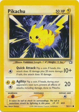 Pikachu (070/111) [Neo Genesis] Unlimited - Common