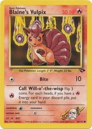 Blaine's Vulpix (066/132) [Gym Challenge] Unlimited - Common