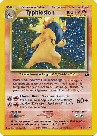 Typhlosion (017/111) [Neo Genesis] Unlimited Holofoil - Holo Rare
