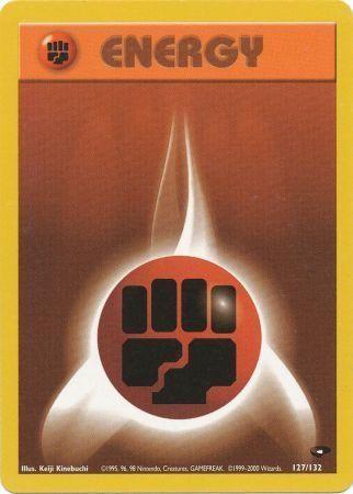 Fighting Energy (127/132) [Gym Challenge] Unlimited - Common