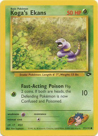 Koga's Ekans (077/132) [Gym Challenge] Unlimited - Common