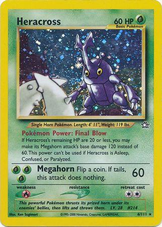 Heracross (006/111) [Neo Genesis] Unlimited Holofoil - Holo Rare