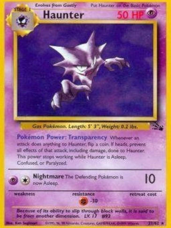 Haunter (021/62) [Fossil] Unlimited - Rare