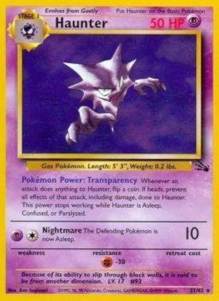 Haunter (021/62) [Fossil] Unlimited - Rare