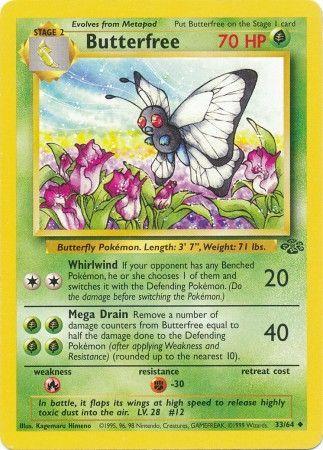 Butterfree (033/64) [Jungle] Unlimited - Uncommon