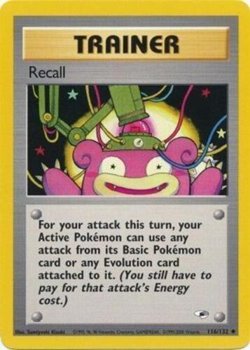Recall (116/132) [Gym Heroes] Unlimited - Uncommon