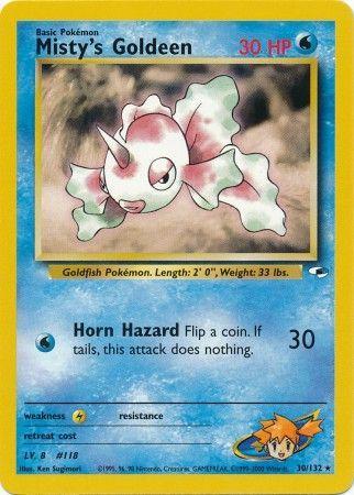 Misty's Goldeen (30) (30) 030  - Unlimited Gym Heroes - Rare