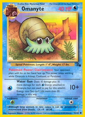 Omanyte 052  - Unlimited Fossil - Common
