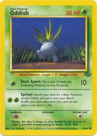 Oddish 058  - Unlimited Jungle - Common