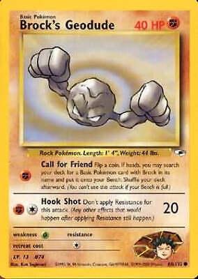 Brock's Geodude (066/132) [Gym Heroes] Unlimited - Common