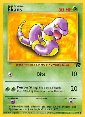 Ekans (056/82) [Team Rocket] Unlimited - Common