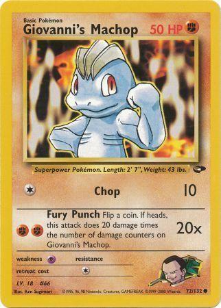 Giovanni's Machop (072/132) [Gym Challenge] Unlimited - Common