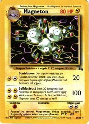 Magneton (26) (26) 026  - Unlimited Fossil - Rare