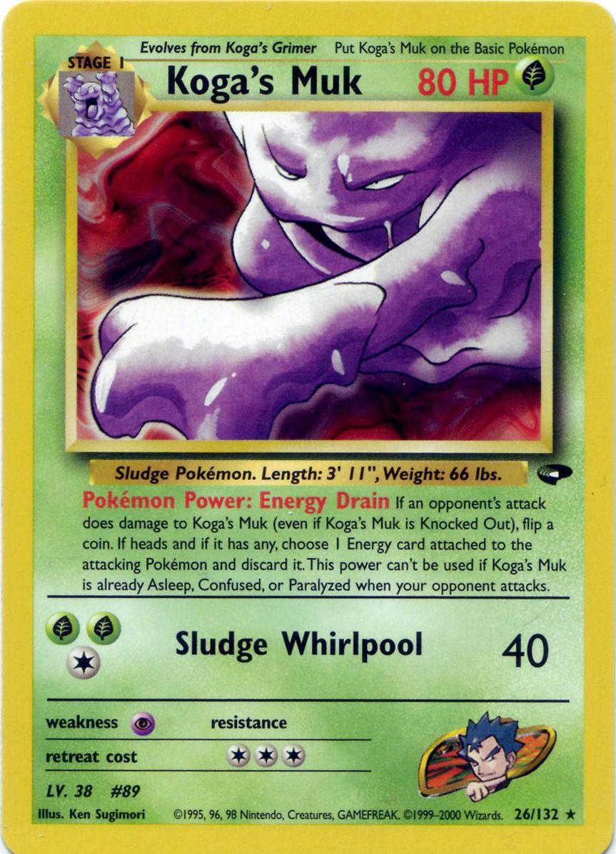 Koga's Muk (026/132) [Gym Challenge] Unlimited - Rare