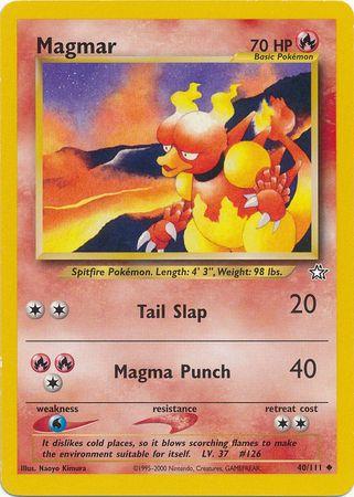 Magmar 040  - Unlimited Neo Genesis - Uncommon