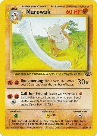 Marowak 039  - Unlimited Jungle - Uncommon