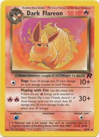 Dark Flareon (035/82) [Team Rocket] Unlimited - Uncommon
