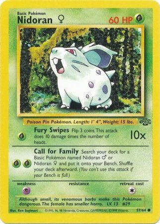 Nidoran F 057  - Unlimited Jungle - Common