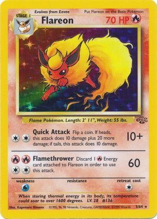Flareon (003/64) [Jungle] Unlimited Holofoil - Holo Rare