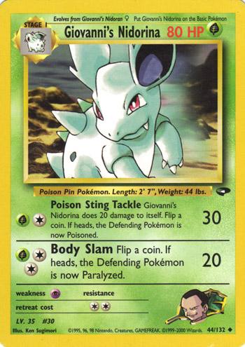 Giovanni's Nidorina (044/132) [Gym Challenge] Unlimited - Uncommon