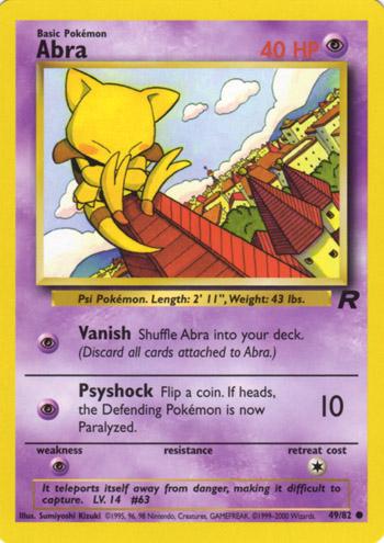 Abra 049  - Unlimited Team Rocket - Common