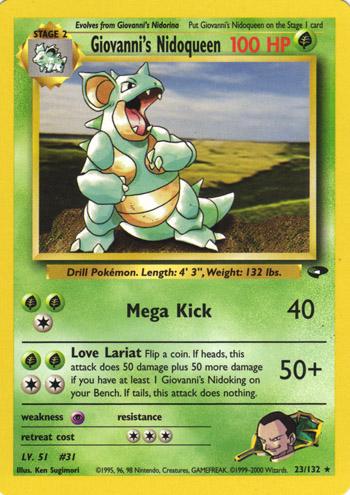 Giovanni's Nidoqueen (023/132) [Gym Challenge] Unlimited - Rare