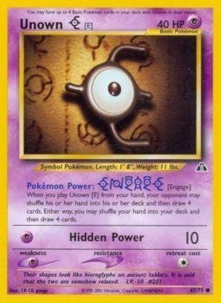 Unown [E] (067/75) [Neo Discovery] Unlimited - Common