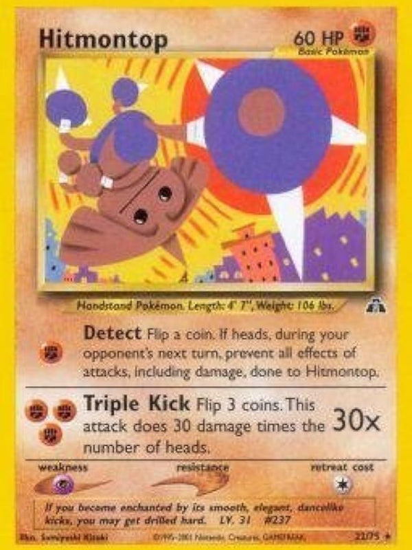 Hitmontop (22/75) [Neo Discovery] Unlimited - Rare