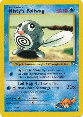 Misty's Poliwag 087  - Unlimited Gym Heroes - Common