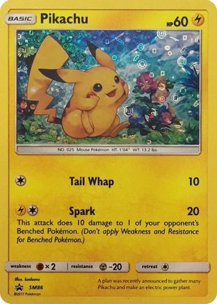 Pikachu (General Mills Promo) (SM86) [Miscellaneous Cards & Products] Holofoil - Promo