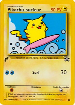 Pikachu (Surfing) (028) [Pikachu World Collection Promos] Normal - Promo