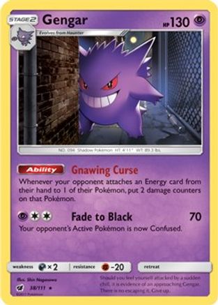 Gengar (Prerelease Kit Exclusive) (038/111) [Deck Exclusives] Normal - Rare