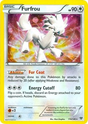 Furfrou (Cosmos Holo) (114/146) [Blister Exclusives] Holofoil - Promo