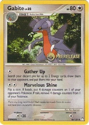 Gabite (Prerelease) (48/124) [Diamond and Pearl Promos] Normal - Promo