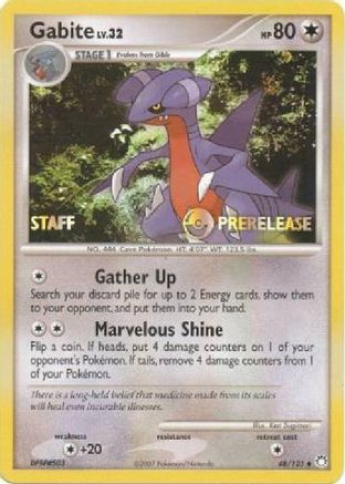 Gabite (Prerelease) [Staff] (48/124) [Diamond and Pearl Promos] Normal - Promo