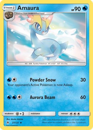 Amaura (027/131) [SM  Forbidden Light] Normal - Uncommon