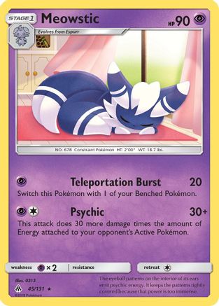 Meowstic 045/131  SM  Forbidden Light - Rare