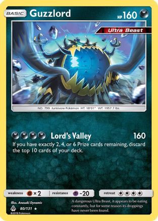 Guzzlord (080/131) [SM  Forbidden Light] Reverse Holofoil - Holo Rare