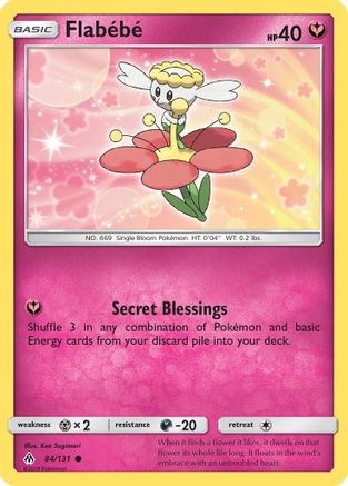 Flabebe (84) (84) 084/131  SM  Forbidden Light - Common