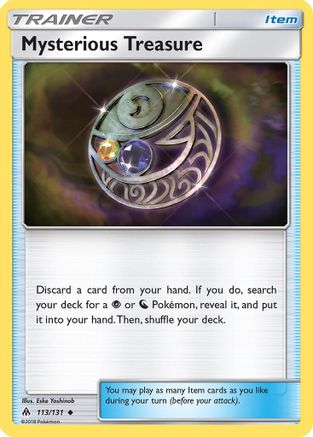 Mysterious Treasure 113  - Reverse Holofoil SM  Forbidden Light - Uncommon