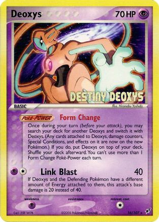 Deoxys (Normal Forme) (Movie Promo) (016/107) [Miscellaneous Cards & Products] Normal - Promo