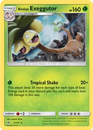 Alolan Exeggutor (SM Forbidden Light) (2/131) [Deck Exclusives] Holofoil - Rare