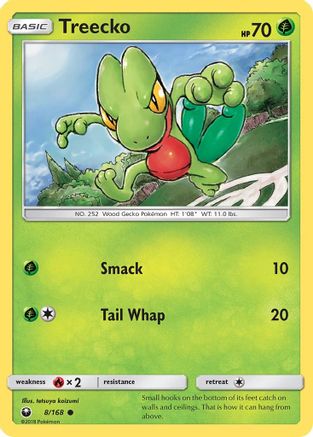 Treecko (8) (8) 008/168  SM  Celestial Storm - Common